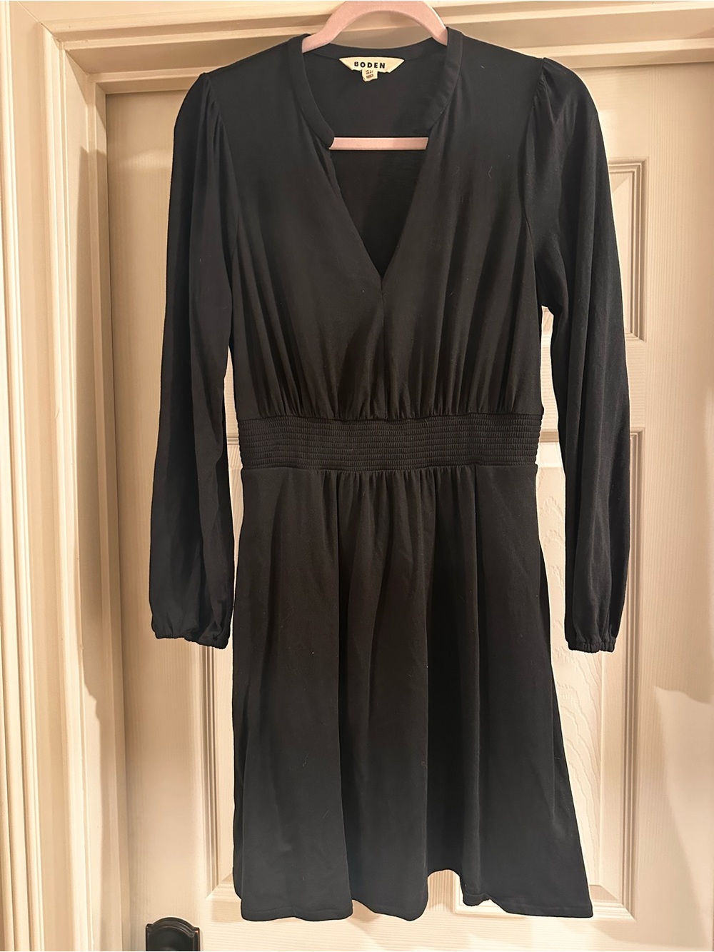 Boden Black Jersey Dress
